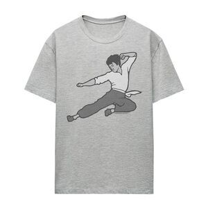 Bruce Lee Womens/Ladies The Signature Move T-Shirt / Athletic Heather